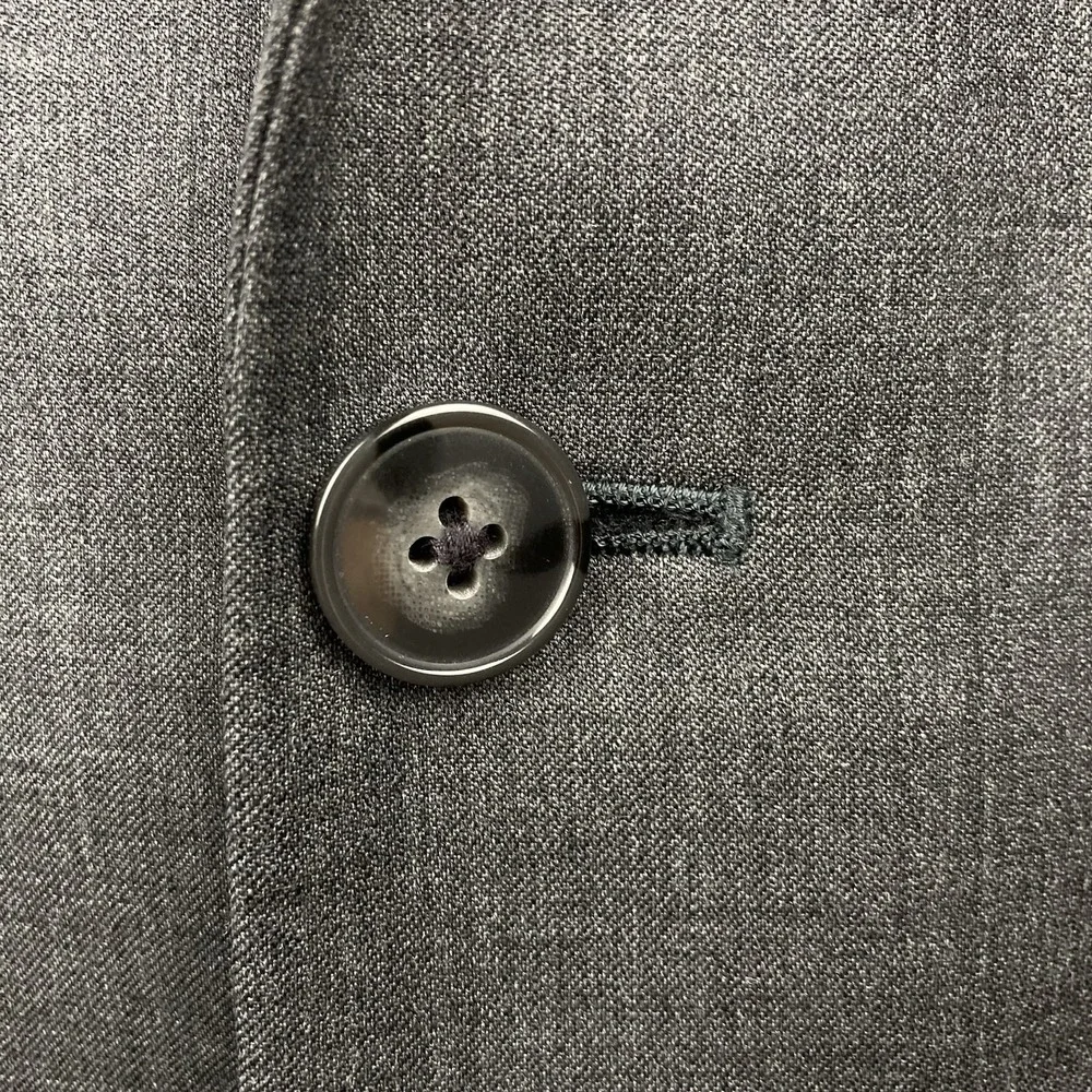 Calvin Klein Men Suit Jacket Blazer 42R 100%Wool Gray‎ E081149